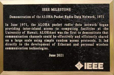 Demonstration of the ALOHA Packet Radio Data .